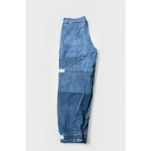 Vintage Le Jean De Marithe Francois Girbaud Shuttle Strap Denim Jeans 36 Baggy